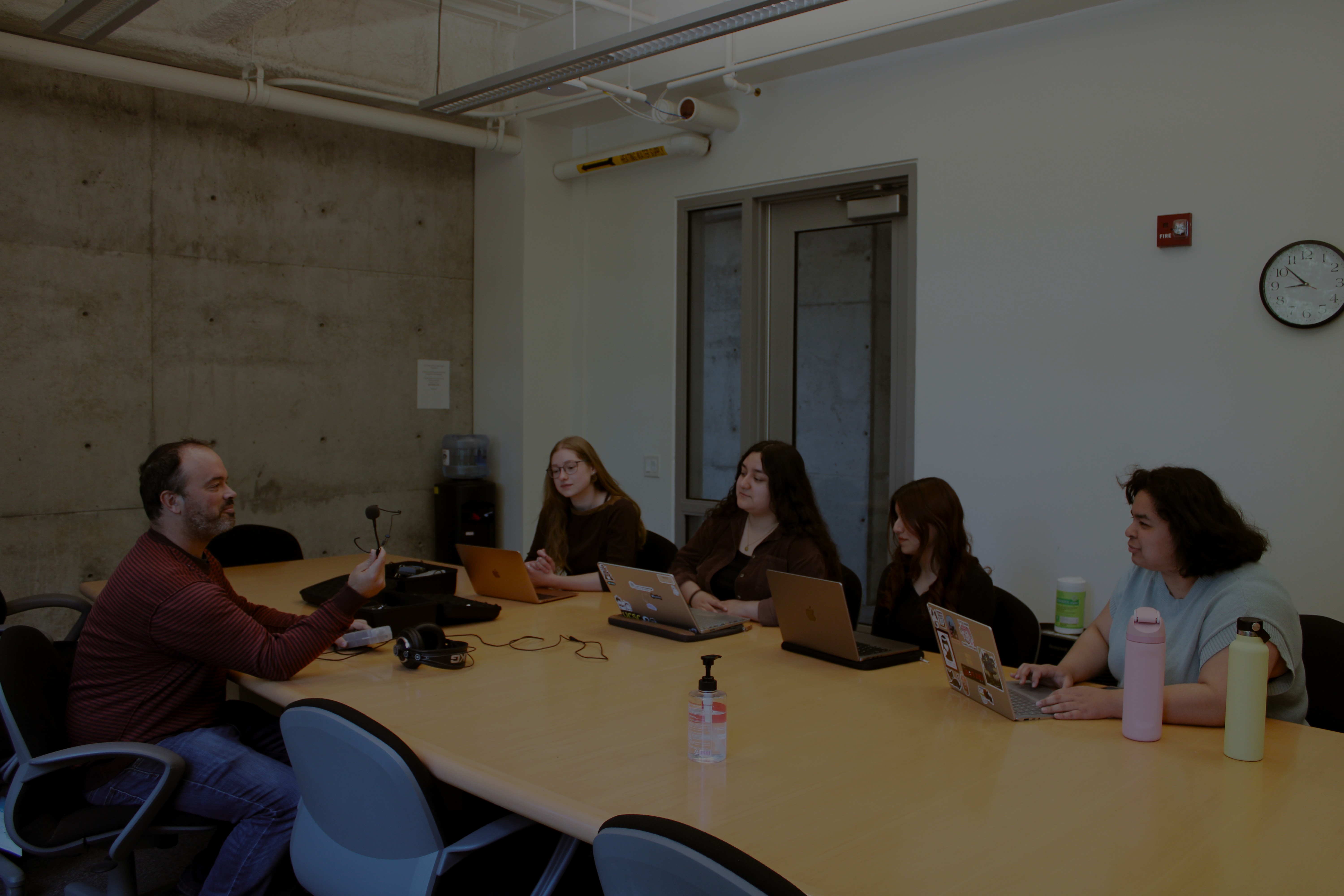 picture of students being trained